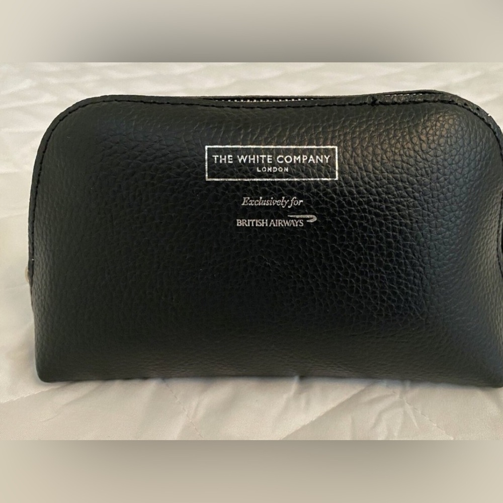 The White Company British Airways Amenity Kit Pouch Make Up First Class Bag